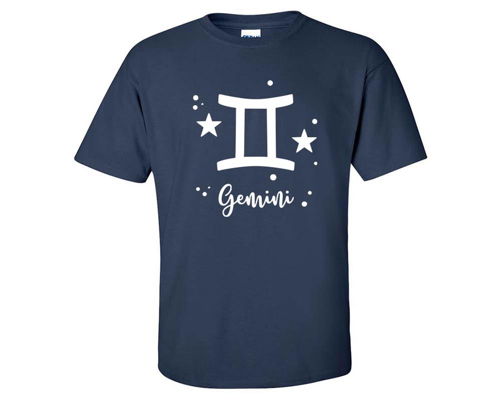 Gemini custom t shirts, graphic tees. Navy Blue t shirts for men. Navy Blue t shirt for mens, tee shirts.