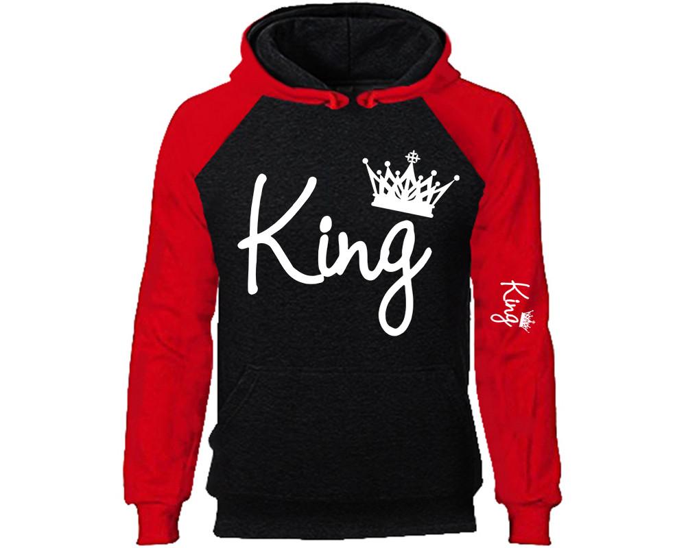 King designer hoodies. Red Black Hoodie, hoodies for men, unisex hoodies