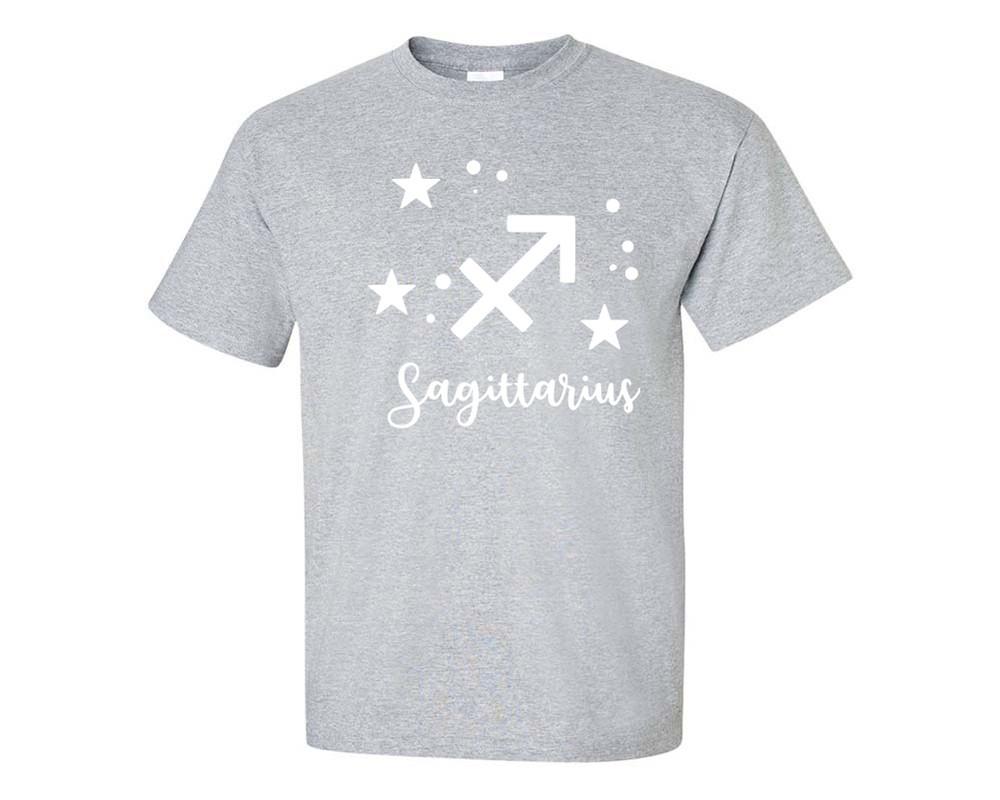 Sagittarius custom t shirts, graphic tees. Sports Grey t shirts for men. Sports Grey t shirt for mens, tee shirts.